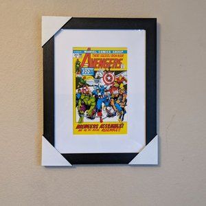 Avengers Assemble Comic Book Cover Shadow Box Wall Decor